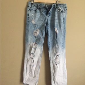Ankle length jeans
