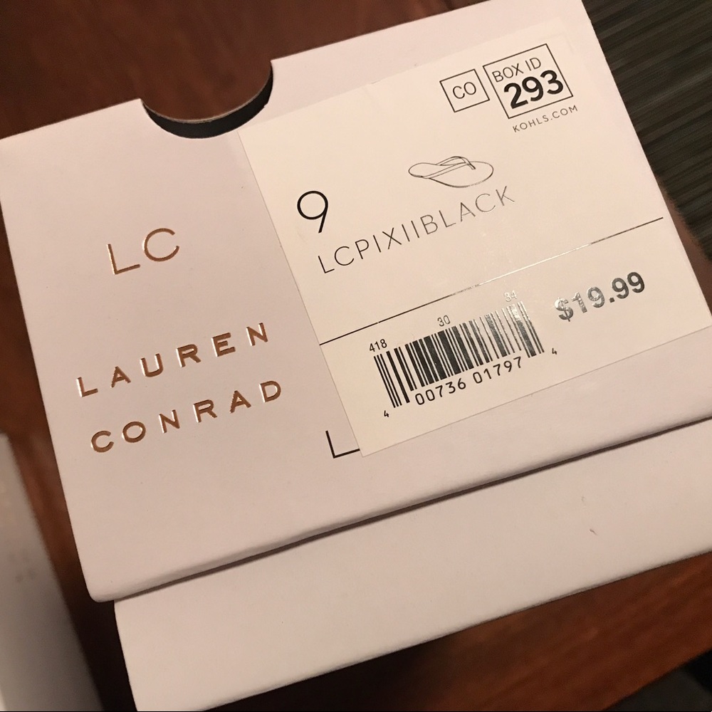 LC Lauren Conrad Flip Flop Sandals BRAND NEW - Picture 5 of 5