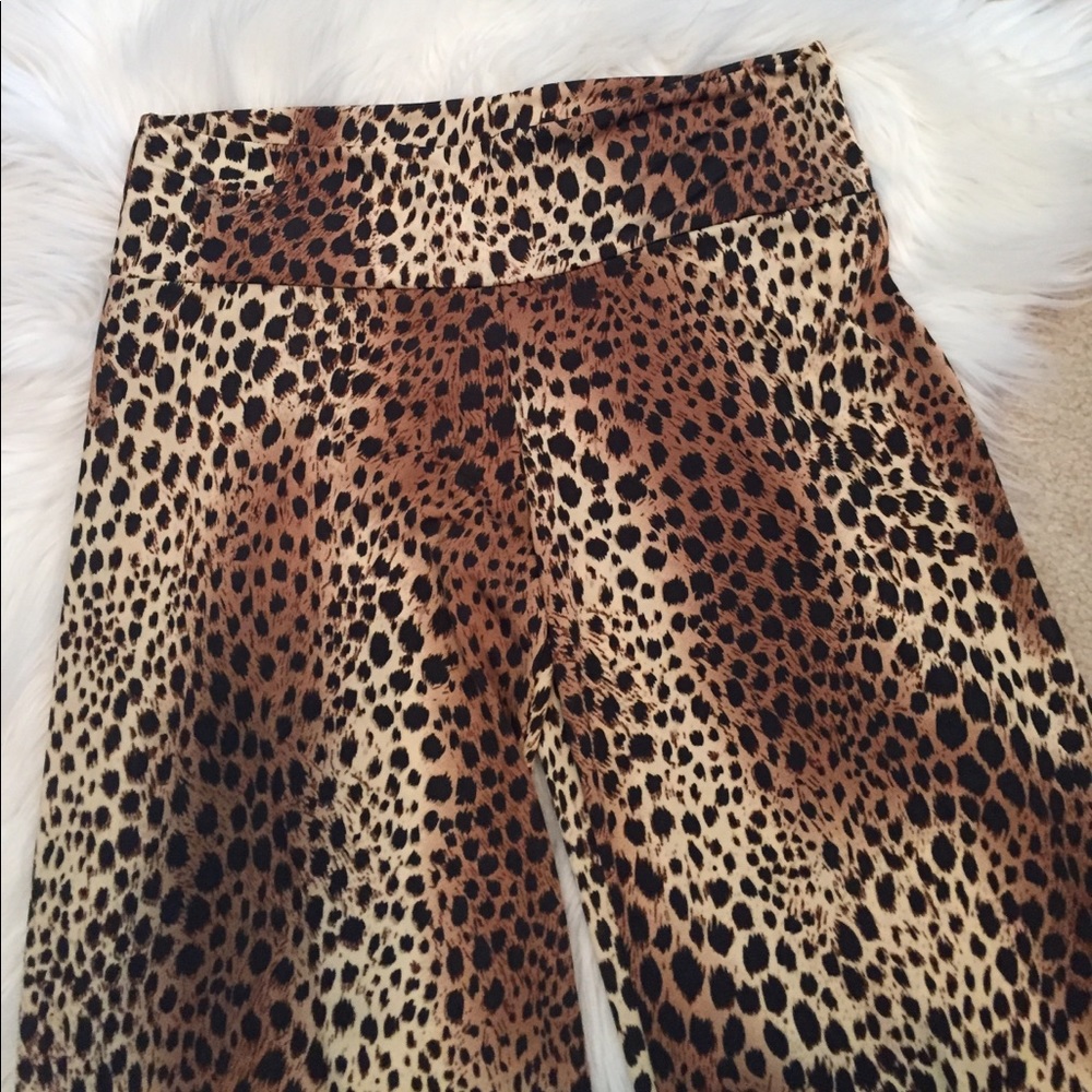 Cheetah Palazzo Pants