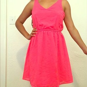 Pink neon dress