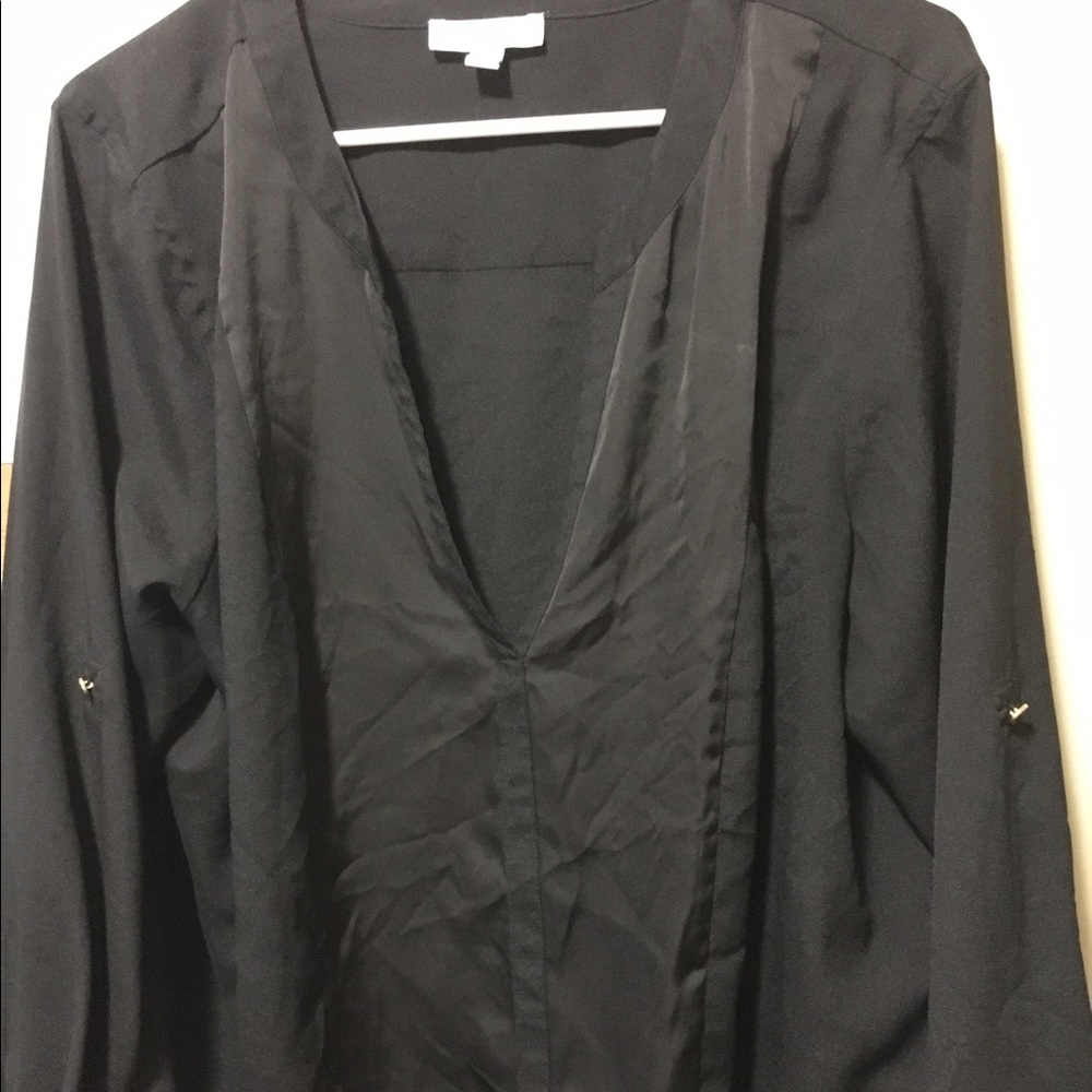 Dressy black blouse