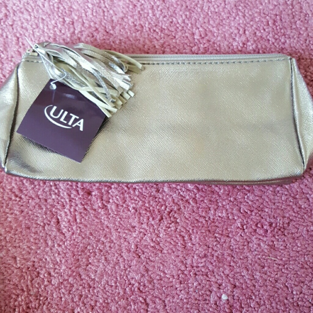 NWT Ulta Makeup Pencil case Champagne color