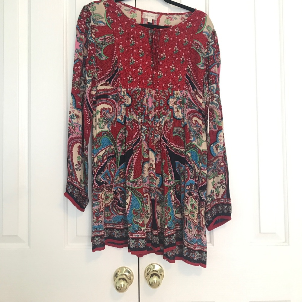 Altar'd State red printed dress