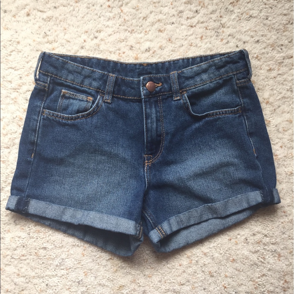 Denim shorts