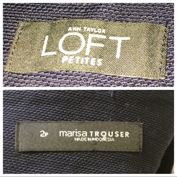 {3/$25} Loft NAVY Marisa cropped pants - Picture 5 of 8