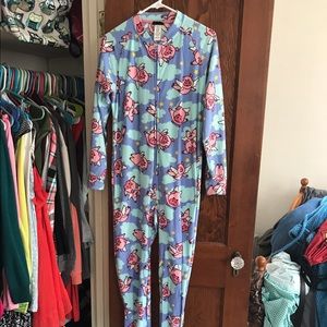 Adult footie pajamas