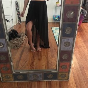 High low skirt