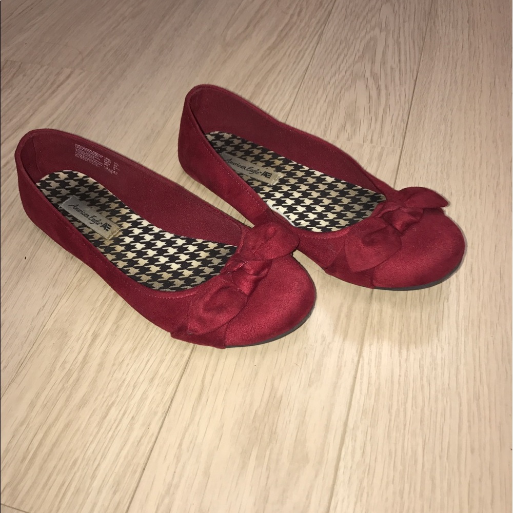 Red bow flats
