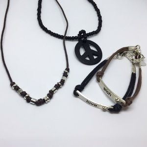 BOGO. Pre-Loved Black and Brown Jewelry Bundle