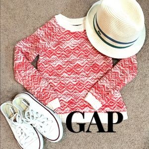 Red/White Gap Sweater 6-7yo