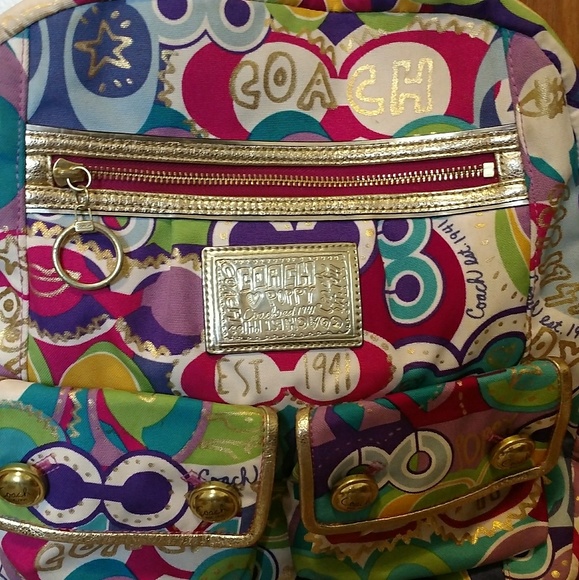 Coach Poppy Pop C Backpack