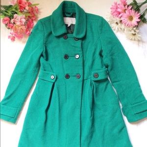 Gap Green pea coat long coat