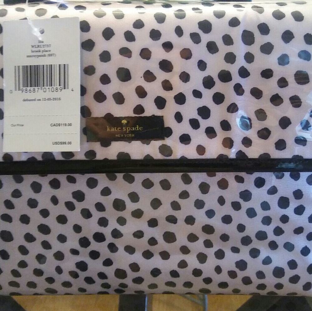 Kate spade make-up bag.