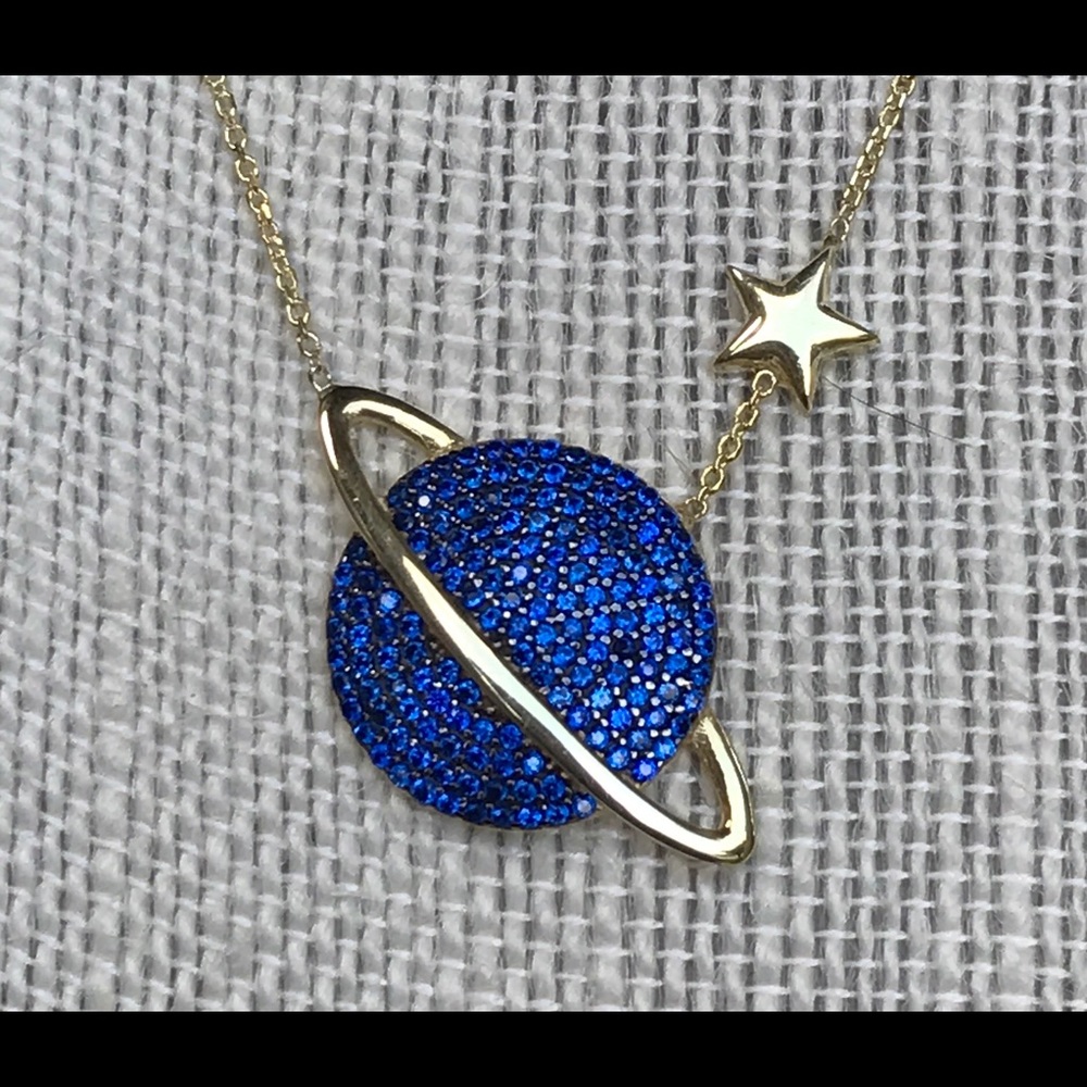 NWT GAB + COS Celestial Moon Planet Star Necklace