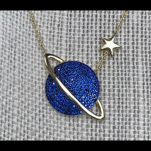 NWT GAB + COS Celestial Moon Planet Star Necklace