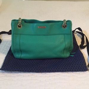 Rebecca Minkoff green purse