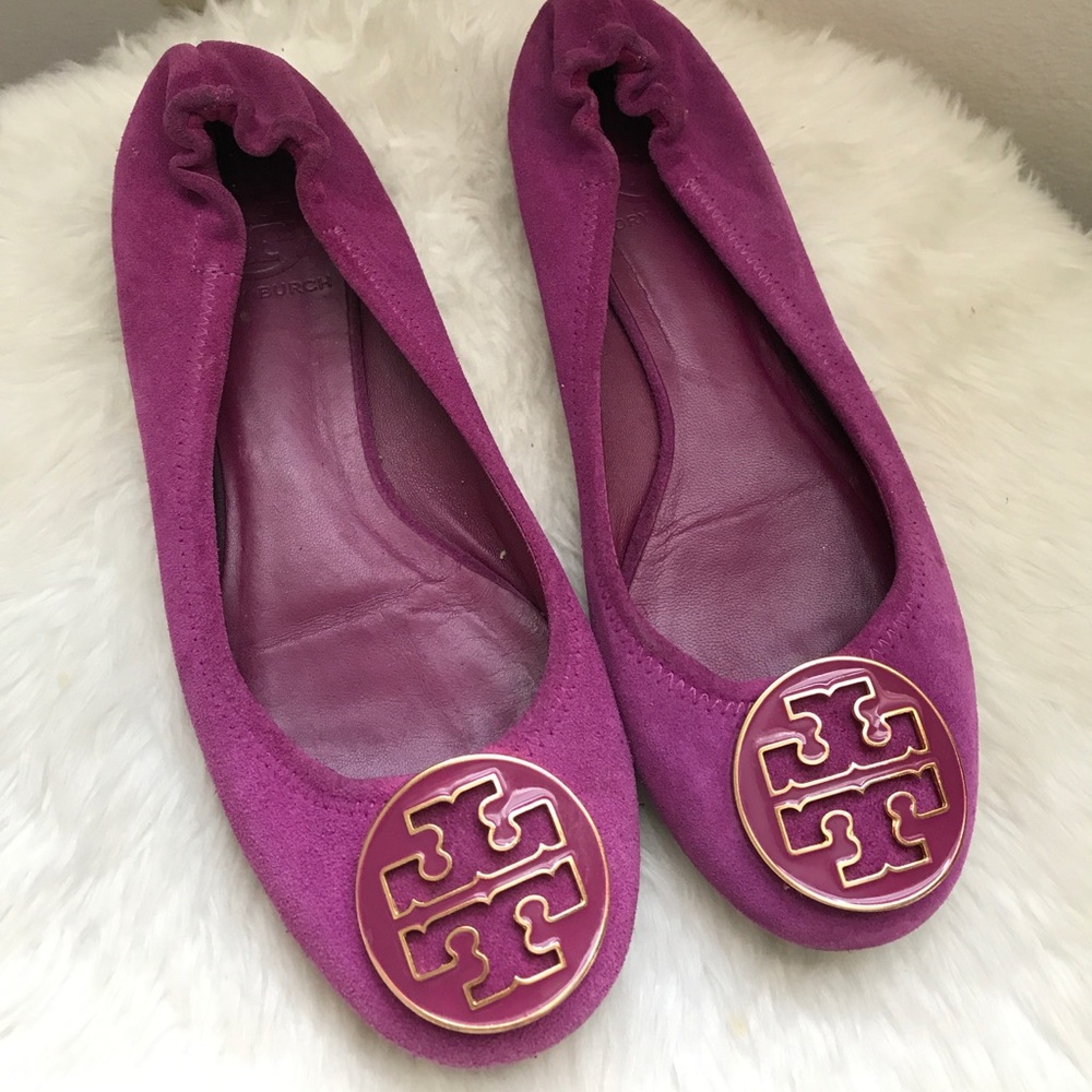 Tory Burch Reva suede flats