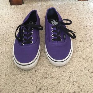 PURPLE VANS IN GREAT CONDITION
