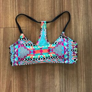 Colorful bikini top