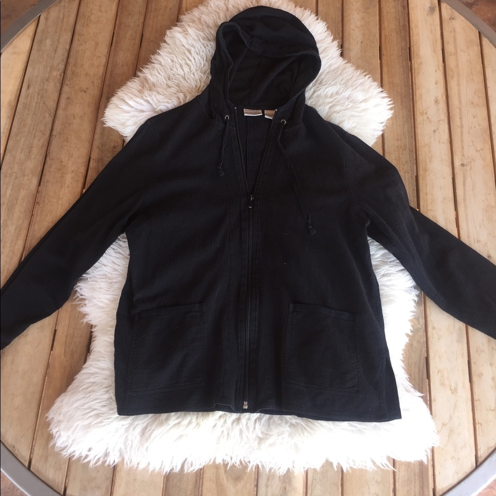 Black chicos zip up jacket