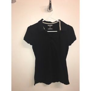 Old navy, black polo