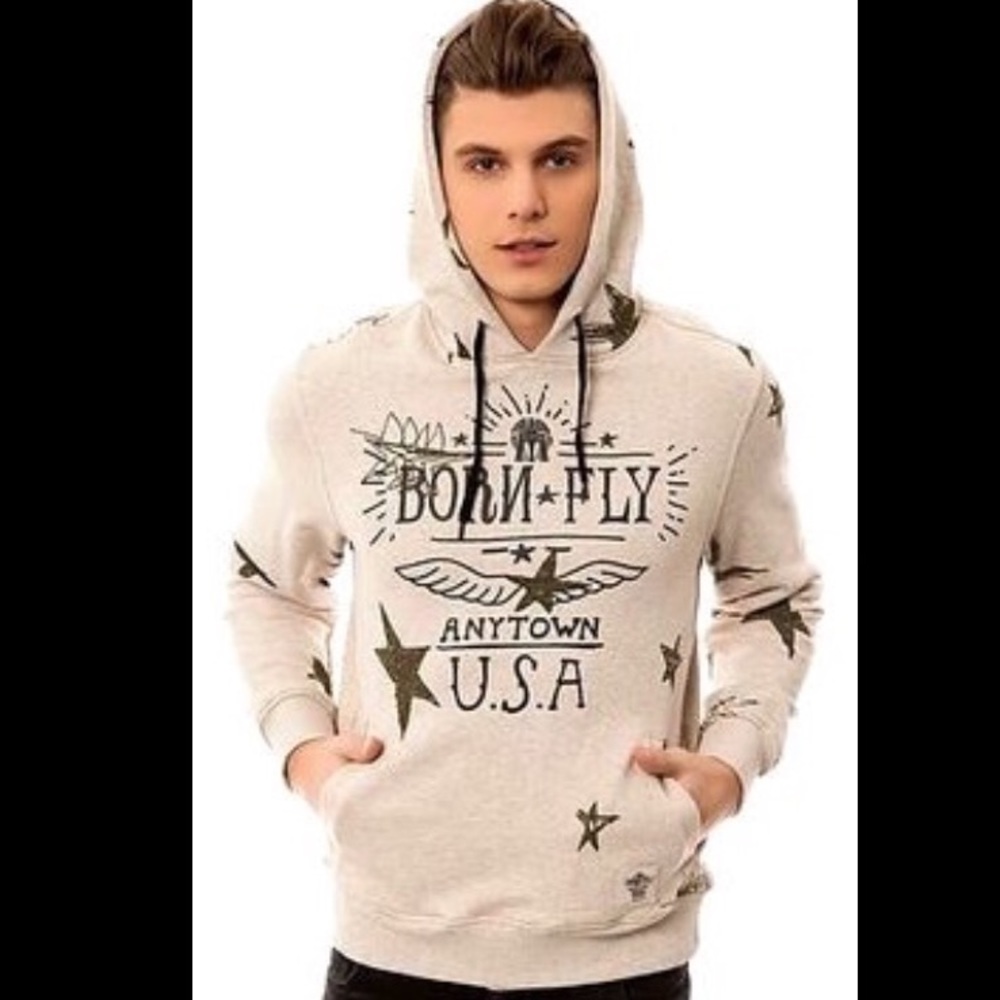 "BORN FLY ANYTOWN U.S.A" Hoodie