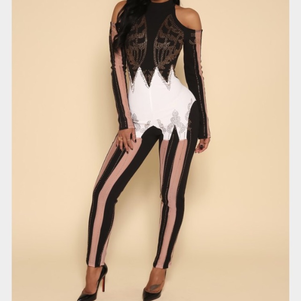 NWOT Balmain inspired jumpsuit