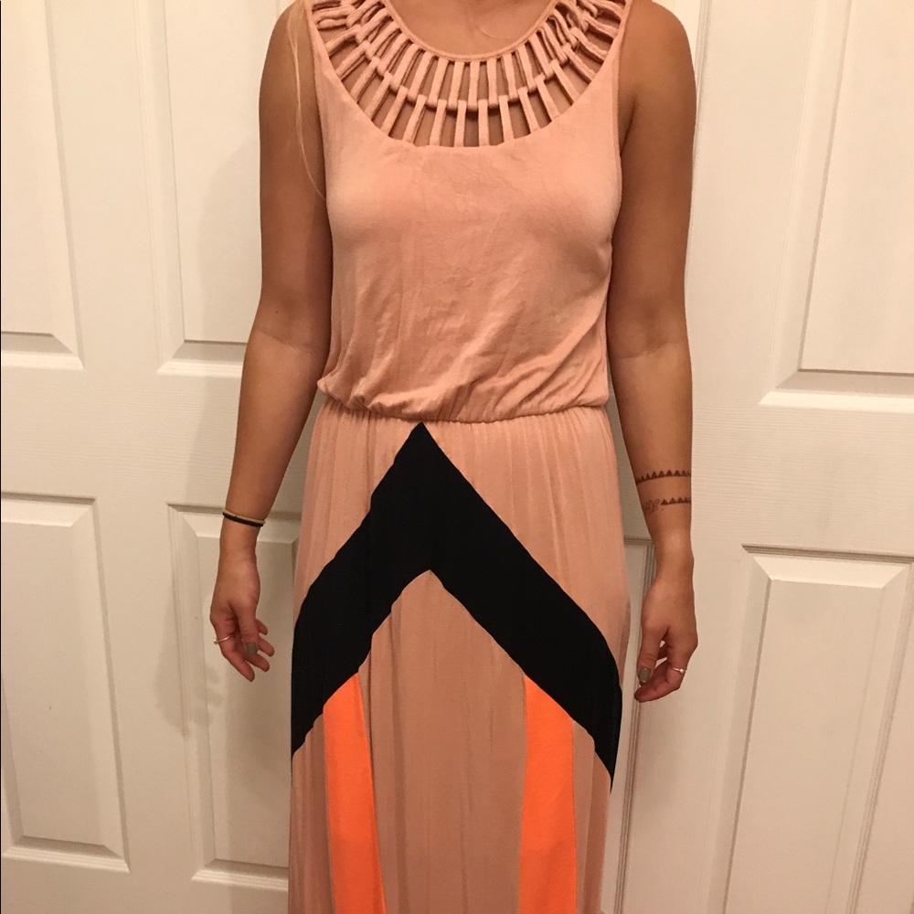 Blush Maxi dress