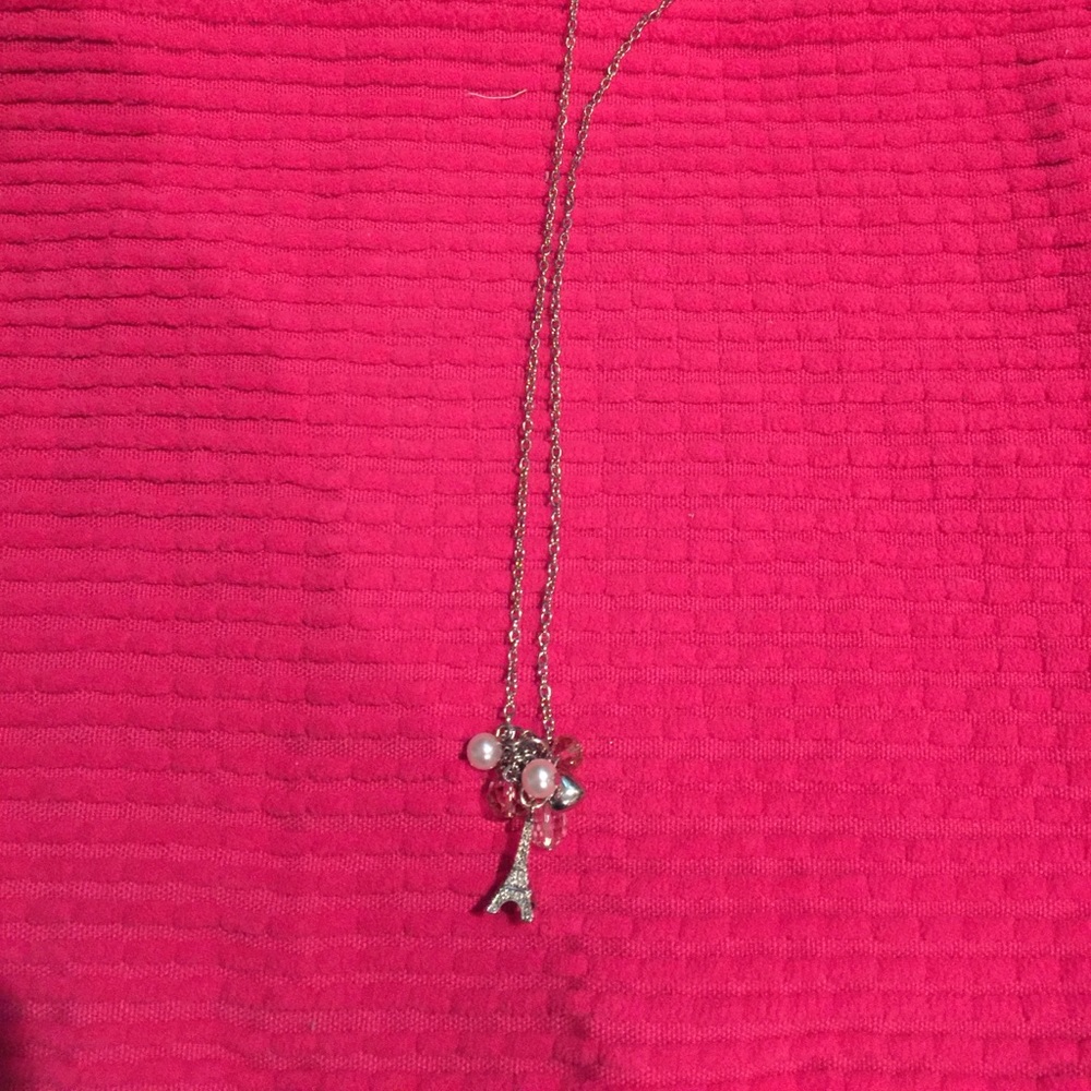 Eiffel tower necklace