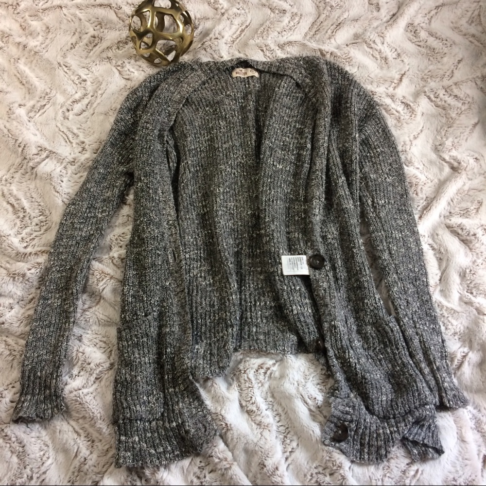 Grey Hollister Cardigan