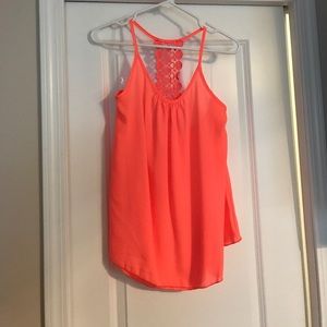 Audrey Ann lace back Tank size large