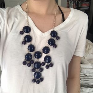 Navy Bubble Necklace