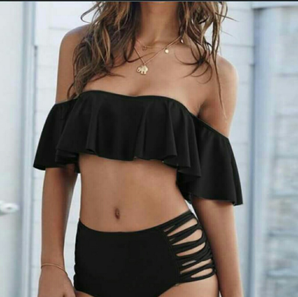 Black high waist Bikini