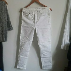 Levi's white jeans