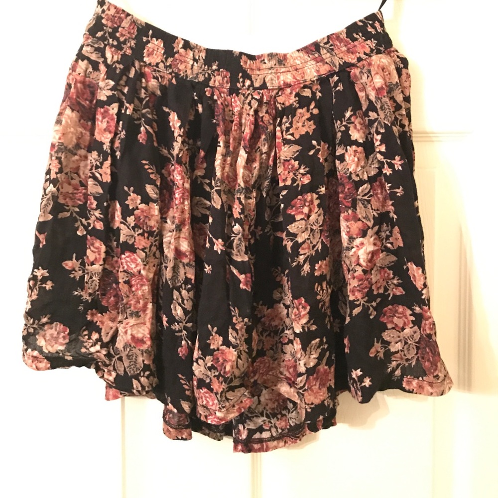 Denim and Supply Floral skirt