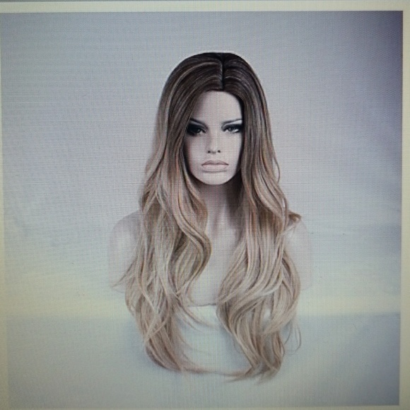 Blonde Wavy Heat Resistant Wig