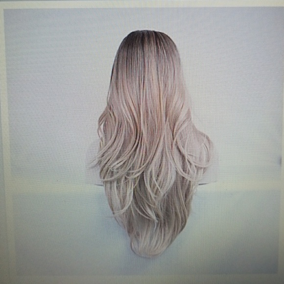Blonde Wavy Heat Resistant Wig