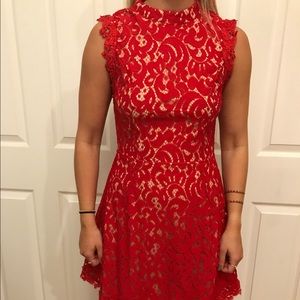 Red Lace Dress