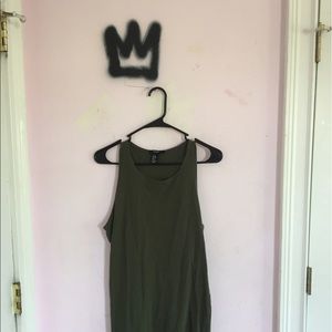 Olive Green Bodycon Dress