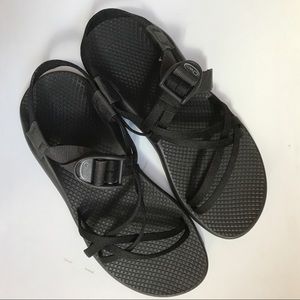 Chaco Black ZX1 Double Strap Sandal 9