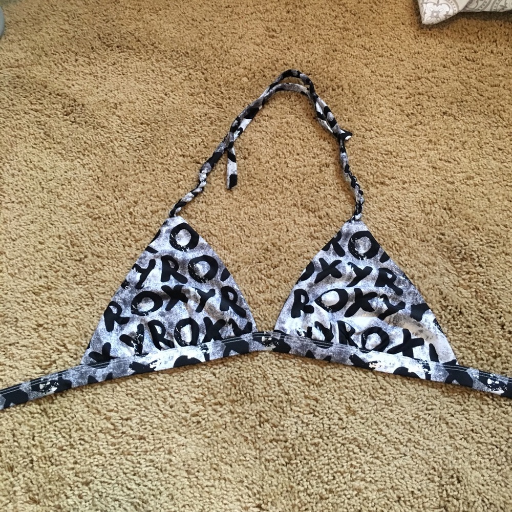 Roxy bikini top! Reversible!!