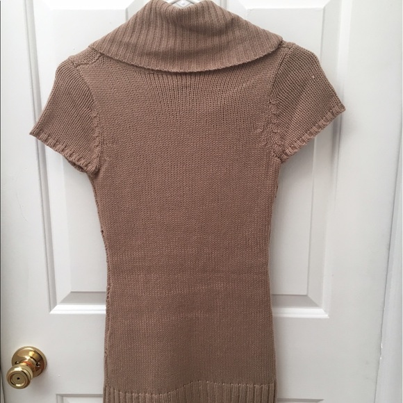 Long Beige Sweater Top - Picture 3 of 3