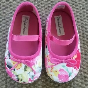 Ralph Lauren baby girl shoes.