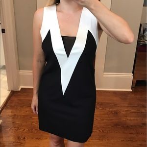 Black and White Zara dress