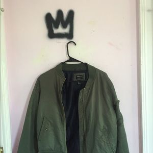 Olive Green Bomber