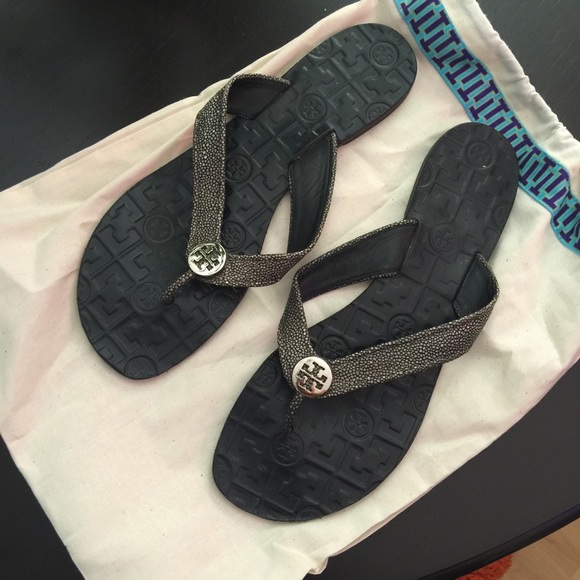 Tory Burch Shoes - Tory Burch Thora Flat Thong Sandals