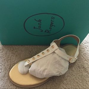 New Jack Rogers Kamri- white. Size 8.5
