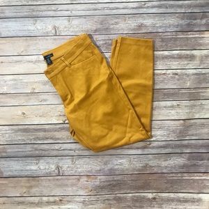 Mustard Crop Pants
