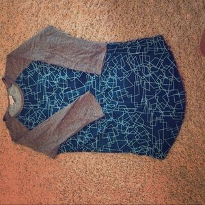 Lularoe baseball tee