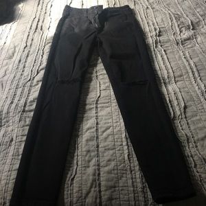 American Eagle black high rise jeggings
